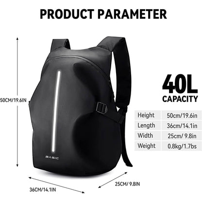 Motorcycle Backpack,Waterproof Helmet Backpack for Men,Motorcycle Accessories,Travel Backpack