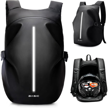 Motorcycle Backpack,Waterproof Helmet Backpack for Men,Motorcycle Accessories,Travel Backpack